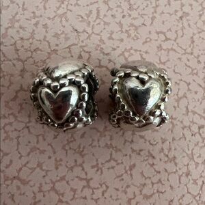 Pandora Heart charms (2)